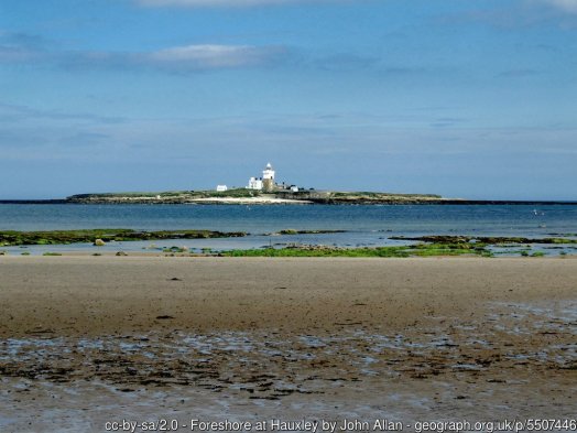 Foreshore at Hauxley With a view to Coquet Island