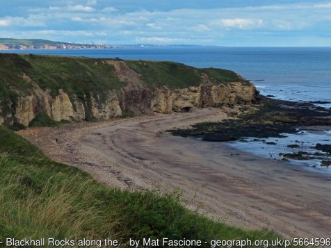 Blackhall Rocks along the Durham Heritage Coast