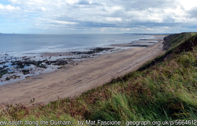 View south along the Durham Heritage Coast