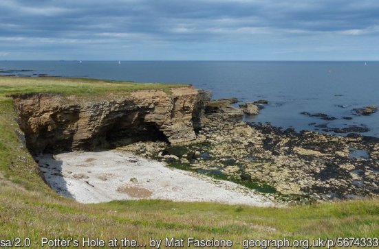 Potter's Hole at the Whitburn Coastal Park