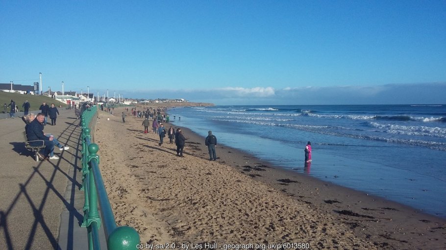 Beach and Whitburn Bay Glorious day