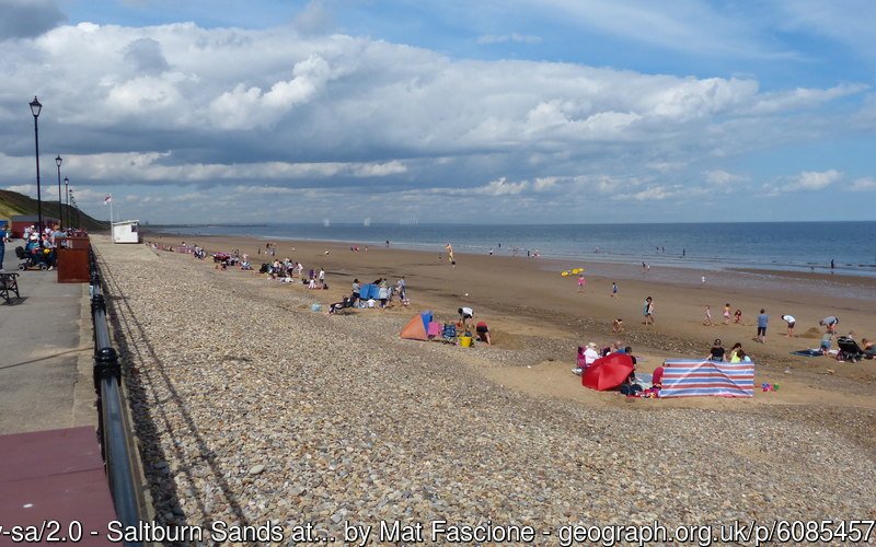 Saltburn Sands at Saltburn-by-the-Sea