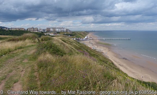 Cleveland Way towards Saltburn-by-the-Sea